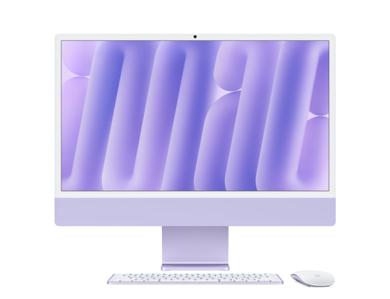 Apple iMac 24" Retina 4,5K, M4 10C / 10C, 16 ГБ, 1 ТБ, Фиолетовый