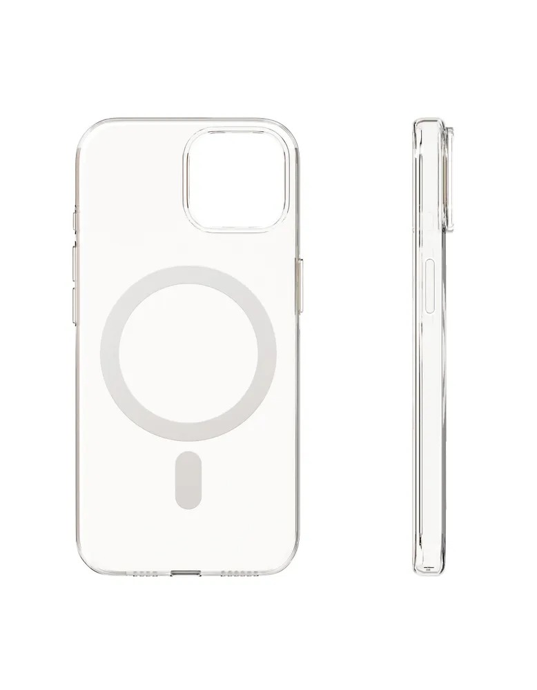 Чехол защитный "vlp" Crystal case с MagSafe для iPhone 14Plus/15Plus, прозрачный