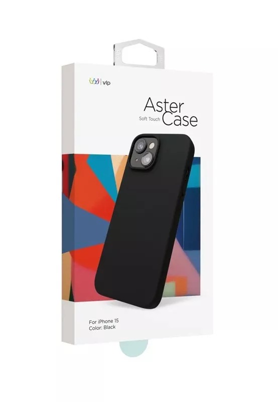 Чехол защитный "vlp" Aster Case для iPhone 14/15, черный