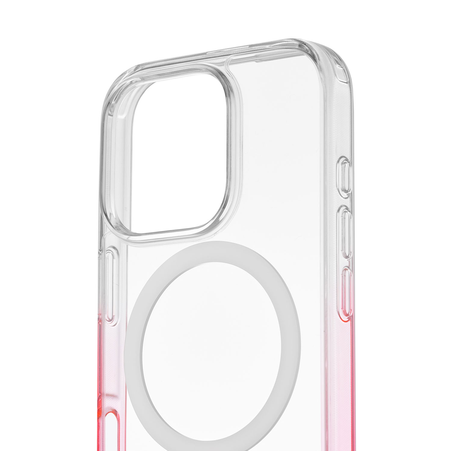 Чехол защитный uBear Fusion Mag Case для iPhone 16 Pro, MagSafe совместимый, усиленный, неоновый розовый