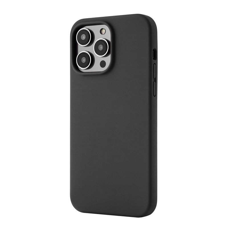 Чехол защитный uBear Touch Case для  iPhone 14 Pro Max, силикон, софт-тач, чёрный