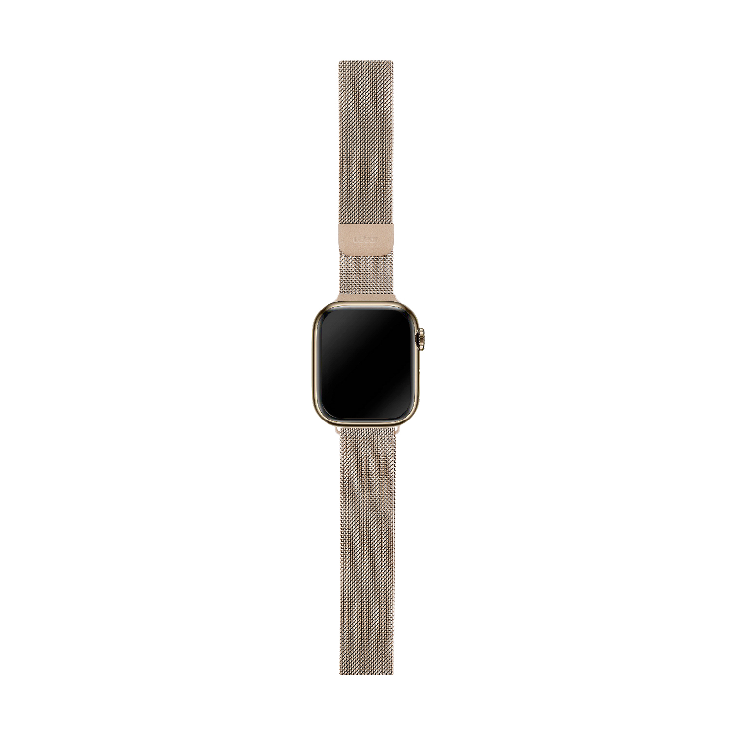 Ремешок uBear Spark для Apple Watch M/L (42, 44, 45, 49 мм), стальной, золотой