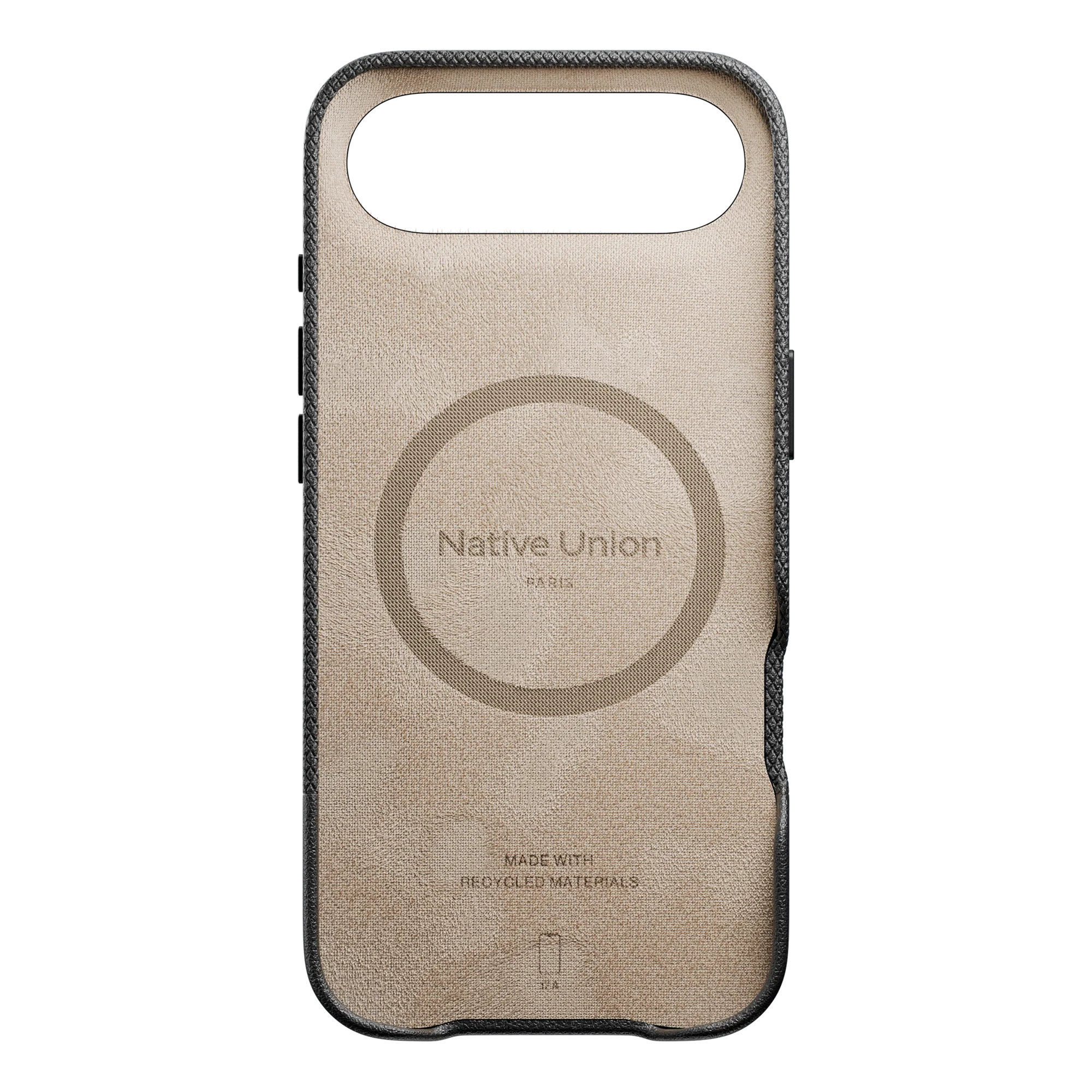 На фото изображено Чехол Native Union Paris (Re)Classic Case для iPhone Air, черный