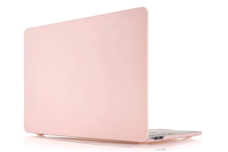 Чехол защитный "vlp" Plastic Case для MacBook Pro 16'' 2019-2020, светло-розовый