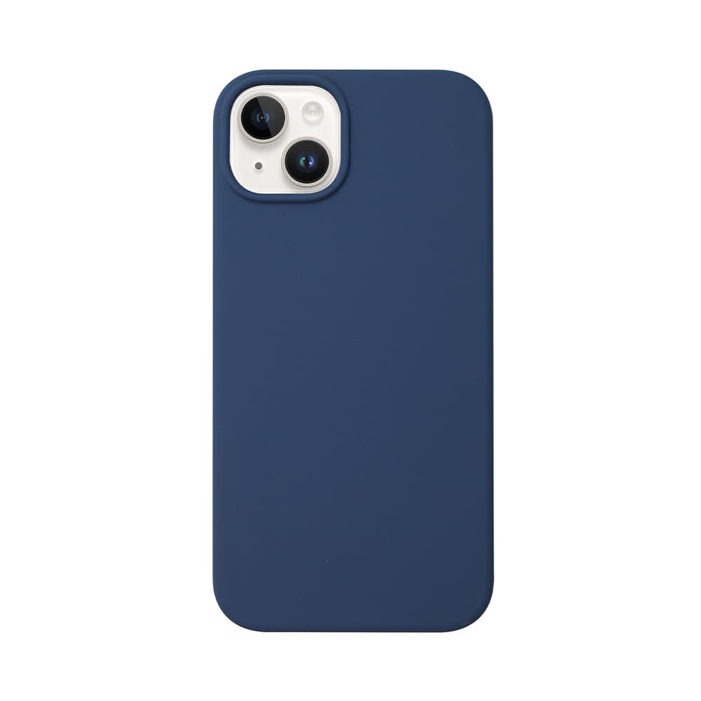 Чехол Liquid Silicone Case Pro для Apple iPhone 15, синий, Deppa