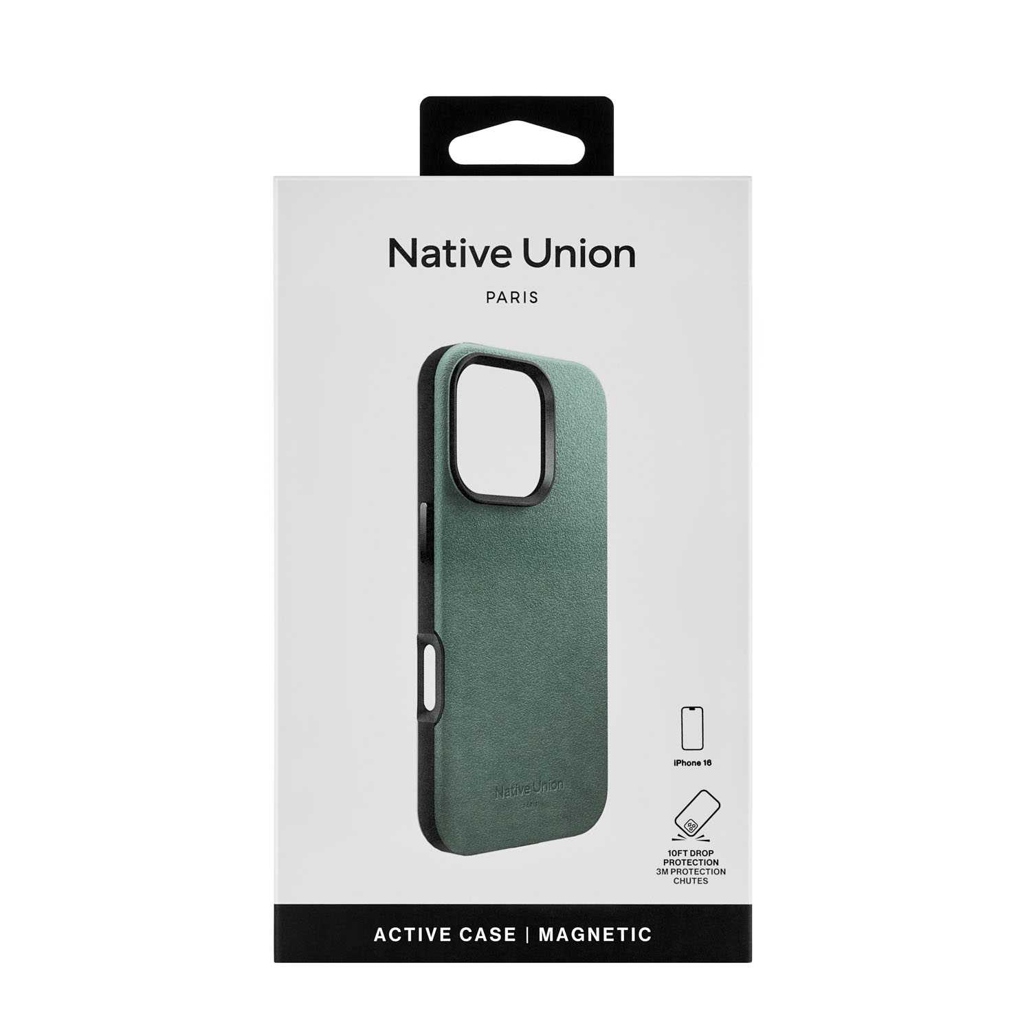ACTIVE CASE FOR IPHONE 16 SLATE GREEN, чехол защитный для iPhone 16, цвет: зелёный сланец