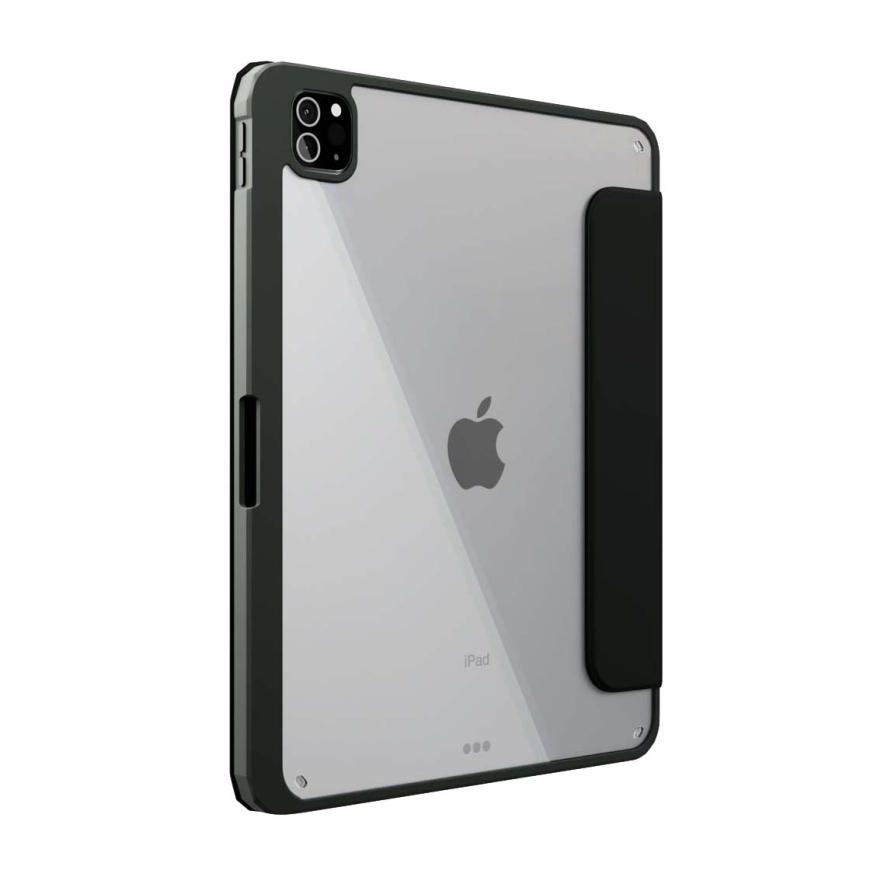 Защитный чехол VLP Split Folio для Apple iPad Air 13 (M2/M3), тёмно-зелёный