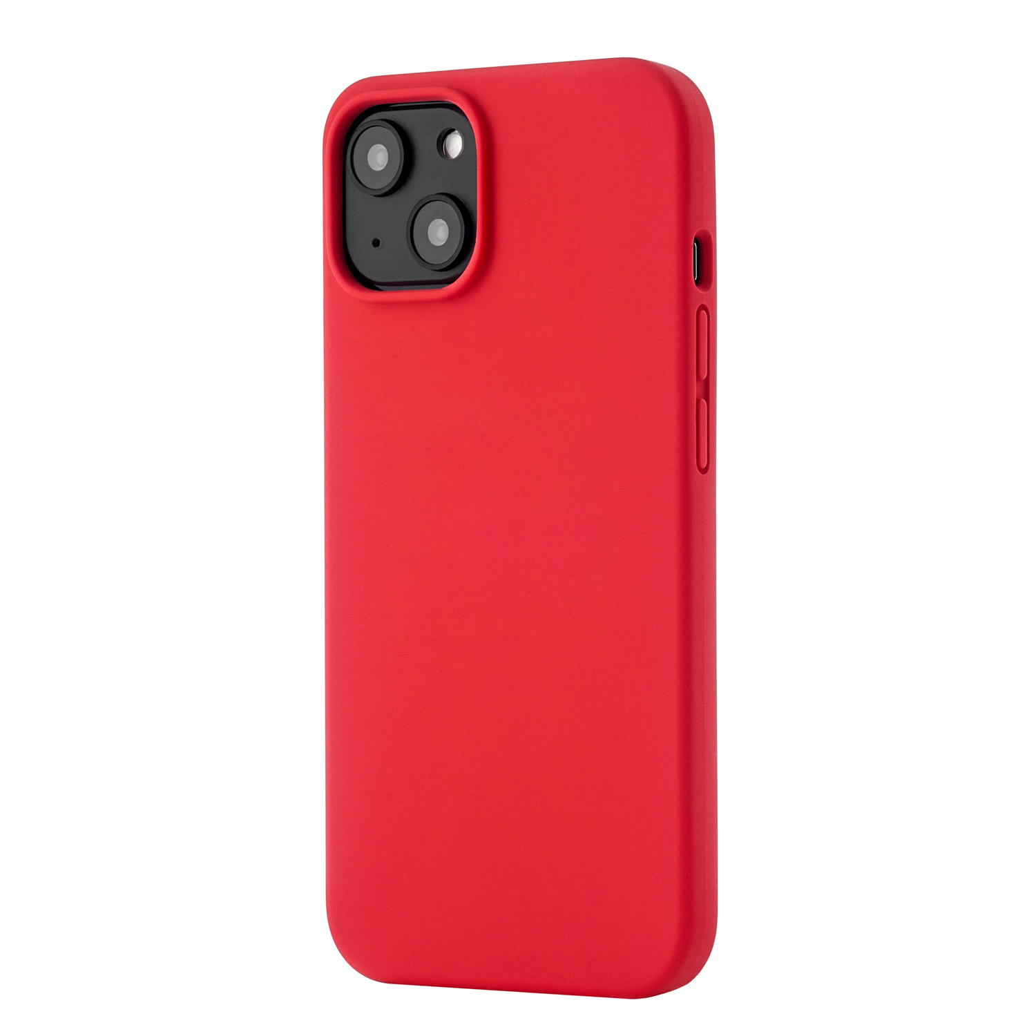 Чехол защитный uBear Touch Mag Case для  iPhone 14, MagSafe совместимый, силикон, софт-тач, красный