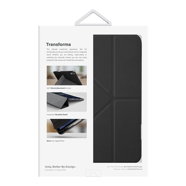 Чехол Uniq Transforma для iPad 10th Gen, черный