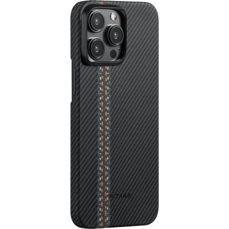 Чехол Pitaka Fusion Weaving MagEZ Case 4 для iPhone 15 Pro Max (6.7"), Rhapsody, кевлар (арамид)