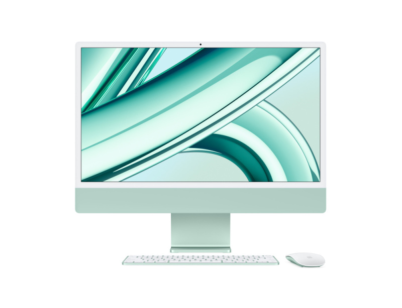 Apple iMac 24" Retina 4,5K, M3 8C / 10C, 8 ГБ, 512 ГБ, Зеленый