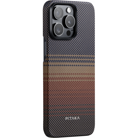 Чехол Pitaka Fusion Weaving MagEZ 5 для iPhone 15 Pro, Sunset