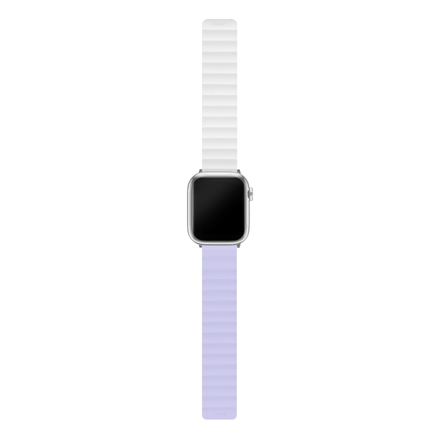 Ремешок uBear Mode для Apple Watch S/M (38, 40, 41 мм), силиконовый, лавандовый/белый