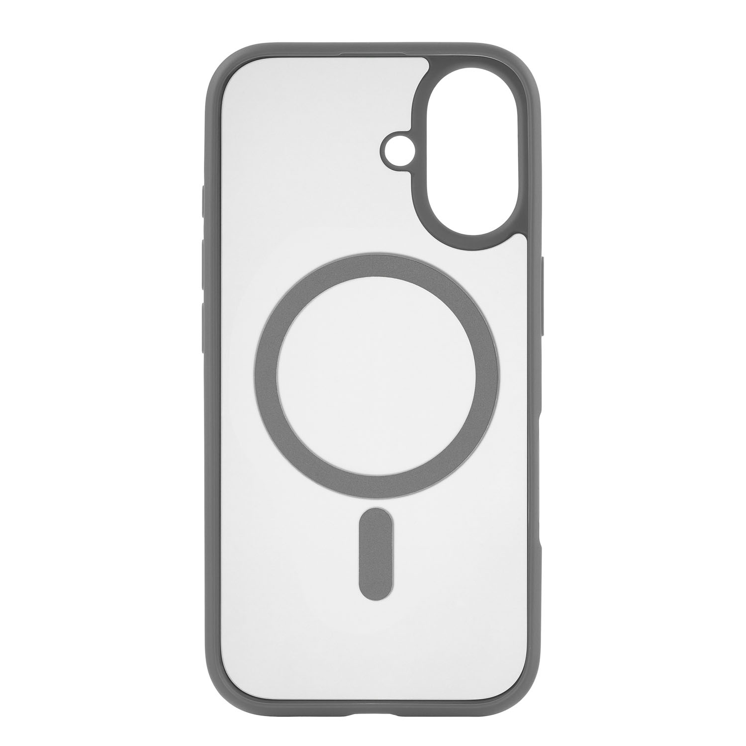 Чехол защитный uBear Cloud Mag Case для iPhone 16, MagSafe совместимый, усиленный, силк-тач, серый