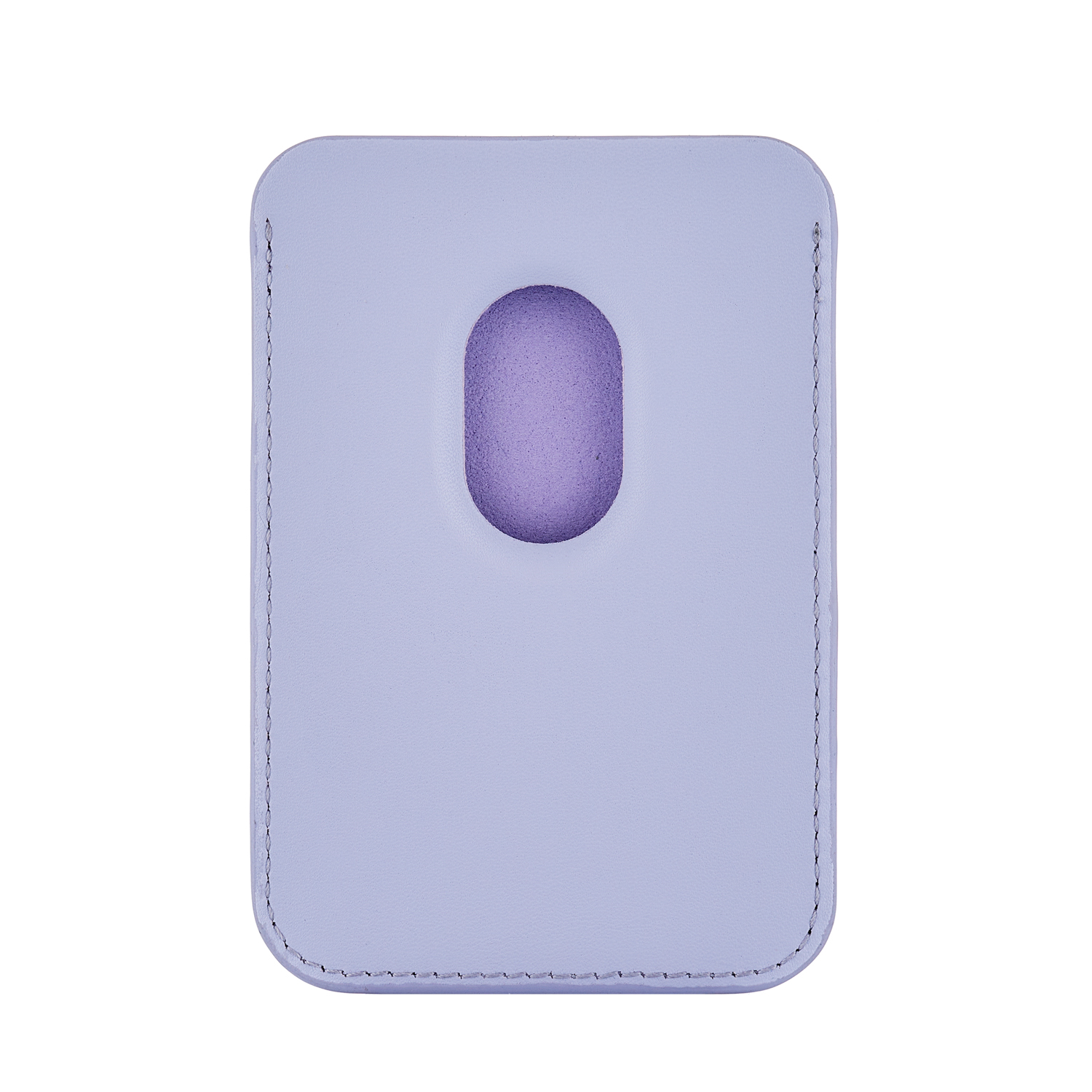 Магнитный кардхолдер uBear Shell, эко-кожа, Фиолетовый