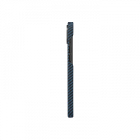 Чехол Pitaka MagEZ Case 3 для iPhone 14 (6.1"), черно-синий, кевлар (арамид)