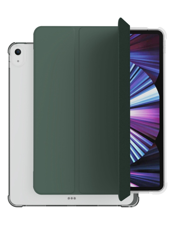 Чехол защитный "vlp" Dual Folio Case для iPad 10, темно-зеленый