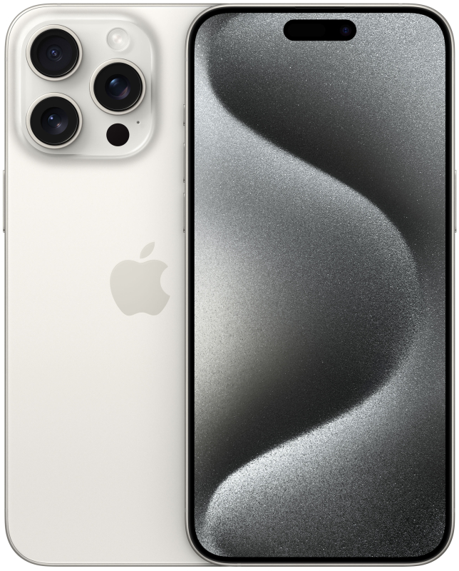 Apple iPhone 15 Pro Max, 1 ТБ, «Титановый белый»