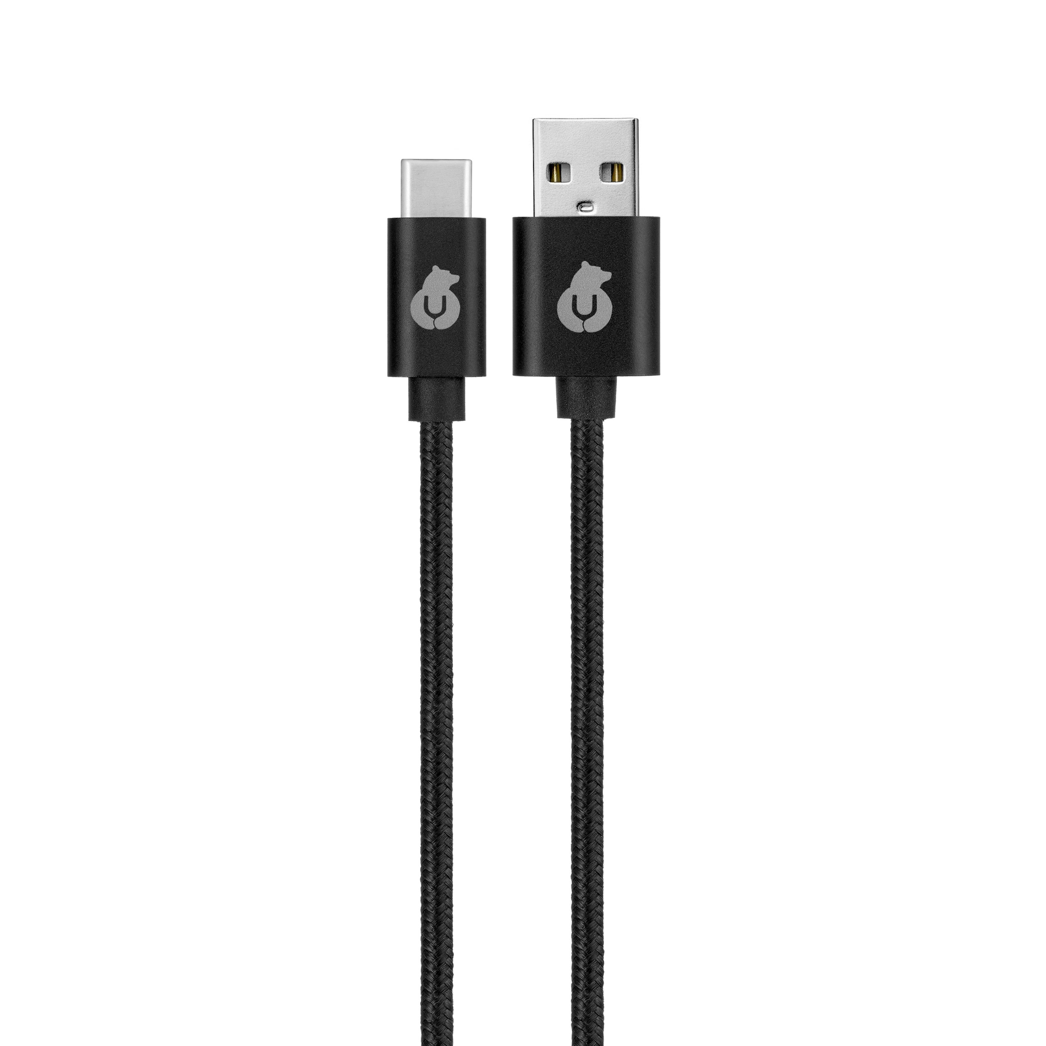 Зарядный кабель CORD USB-C to USB-A Cable, 1,2m, чёрный