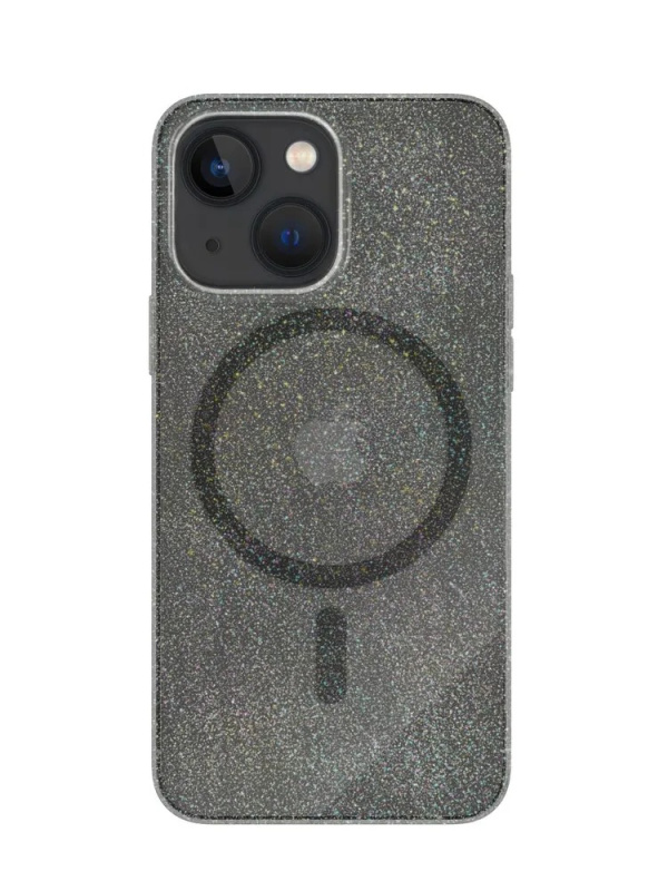 Чехол защитный &quot;vlp&quot; Starlight Case с MagSafe для iPhone 14, черный