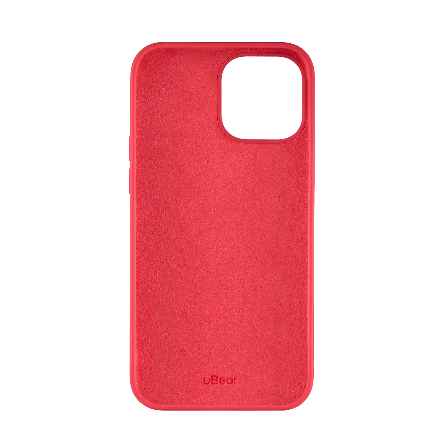 Touch Case (Liquid silicone) for iPhone 13 Pro Max. Магнитная упаковка, красный