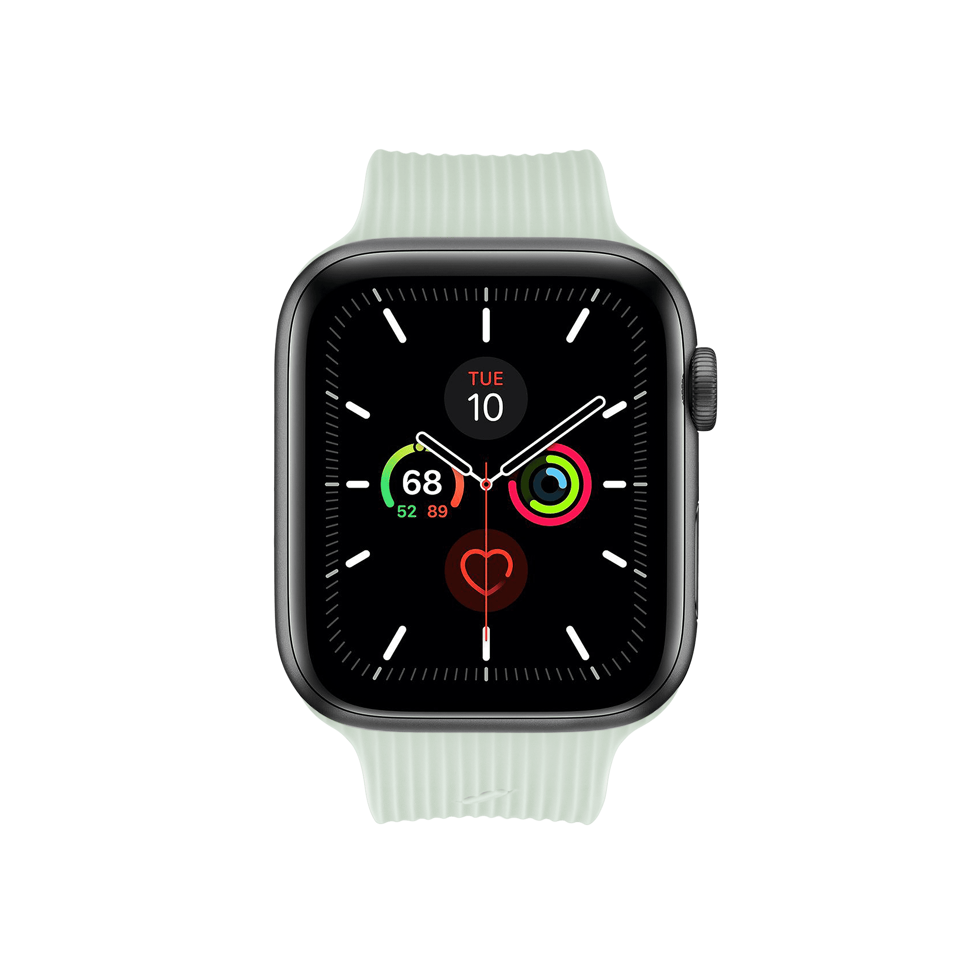 Ремешок для часов Apple Watch  44мм, cиликоновый зелёный