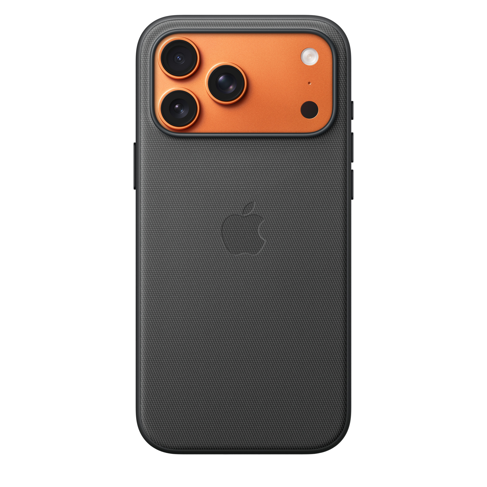 На фото изображено Чехол защитный Apple TechWoven Case with MagSafe для iPhone 17 Pro Max, чёрный