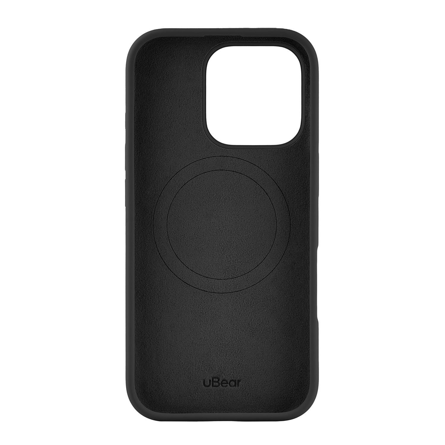 Чехол защитный uBear Touch Mag Case для iPhone 16 Pro, MagSafe совместимый, силикон, софт-тач, черный