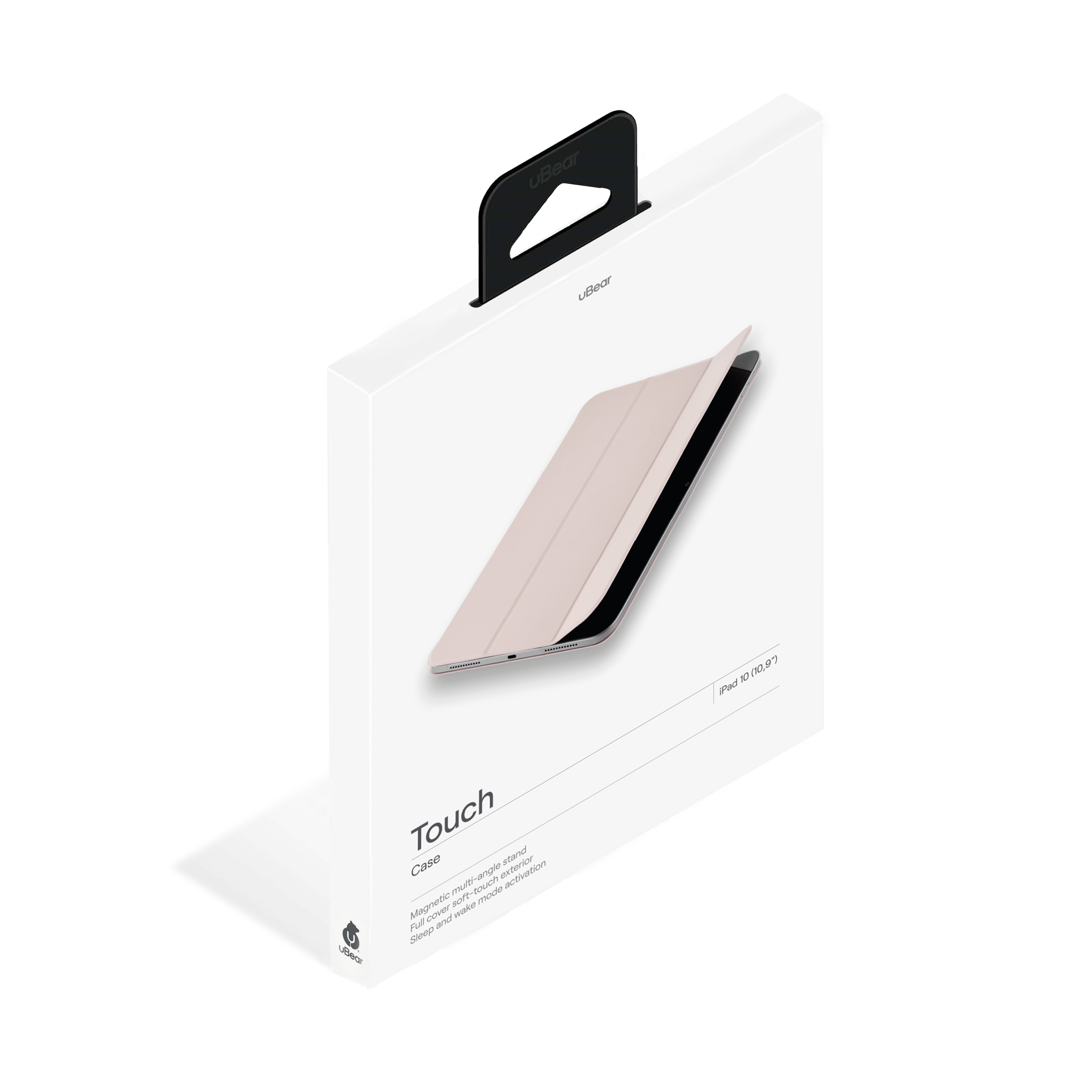 Чехол uBear Touch case для iPad 10th Gen 10,9”, soft-touch, Розовый