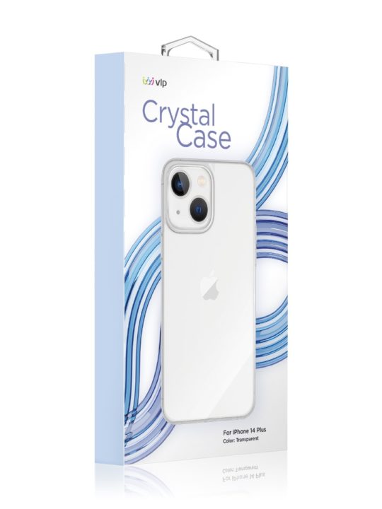 Чехол защитный "vlp" Crystal case для iPhone 14 Plus, прозрачный