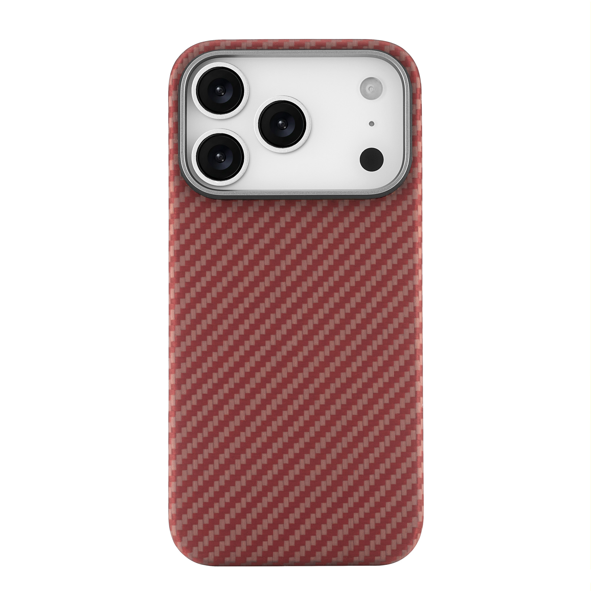На фото изображено Чехол защитный uBear Supreme Case для iPhone 17 Pro, оранжевый