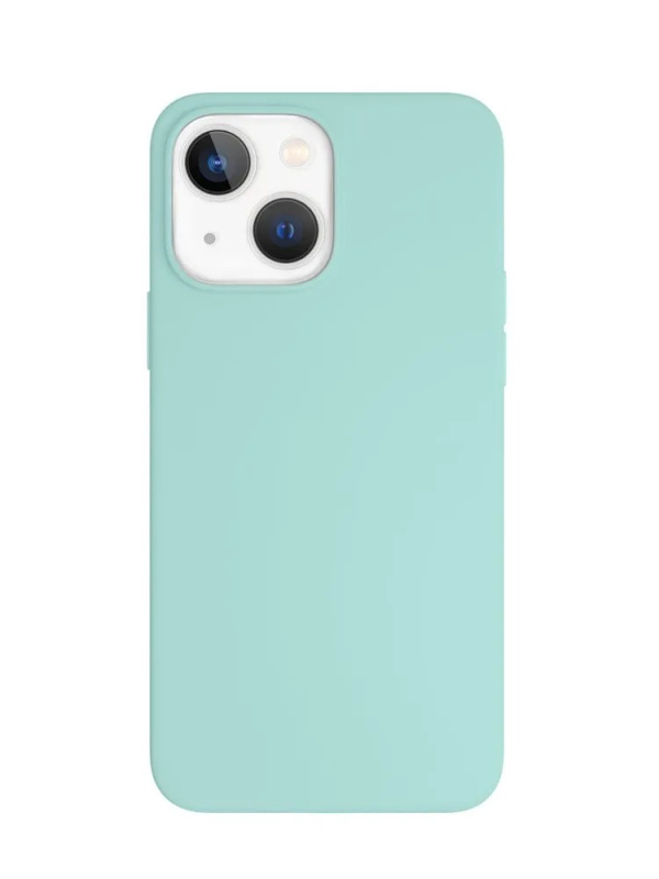 Чехол защитный VLP Silicone case для iPhone 14 Plus, бирюзовый