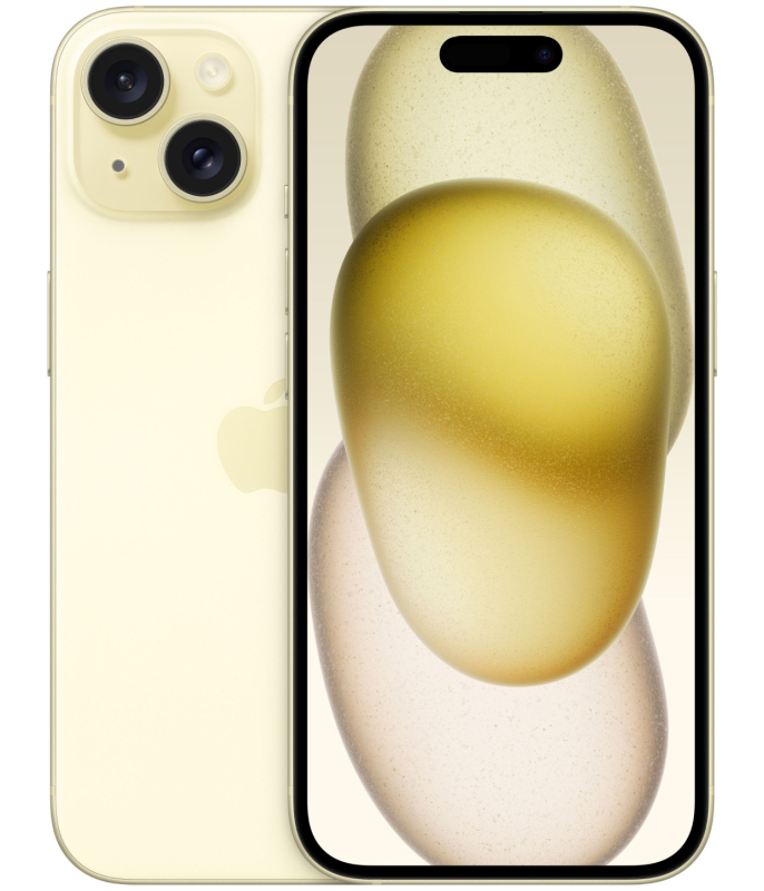 Apple iPhone 15, 128 ГБ, Желтый