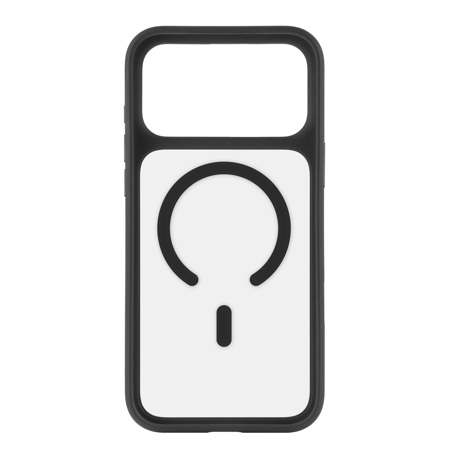 На фото изображено Чехол защитный uBear Shade Case для iPhone 17 Pro Max, MagSafe, чёрный