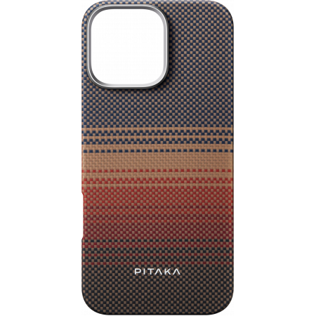 Чехол Pitaka Tactile Woven case для iPhone 16 Pro - Sunset