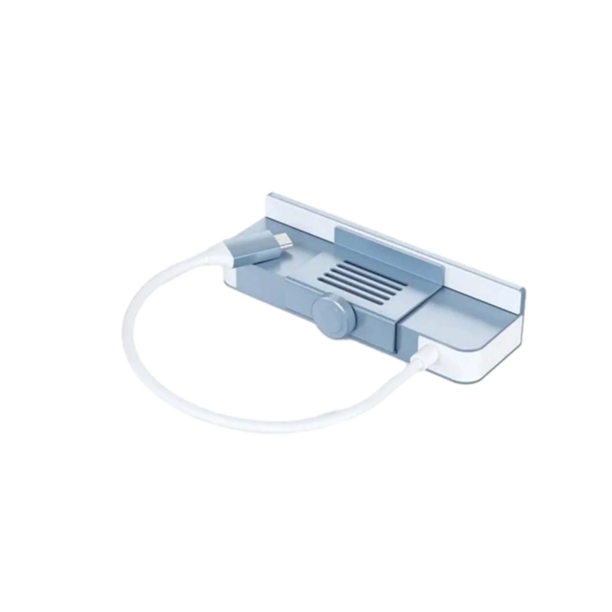 USB-C-концентратор Satechi Aluminum USB-C Clamp Hub для 24" iMac, синий