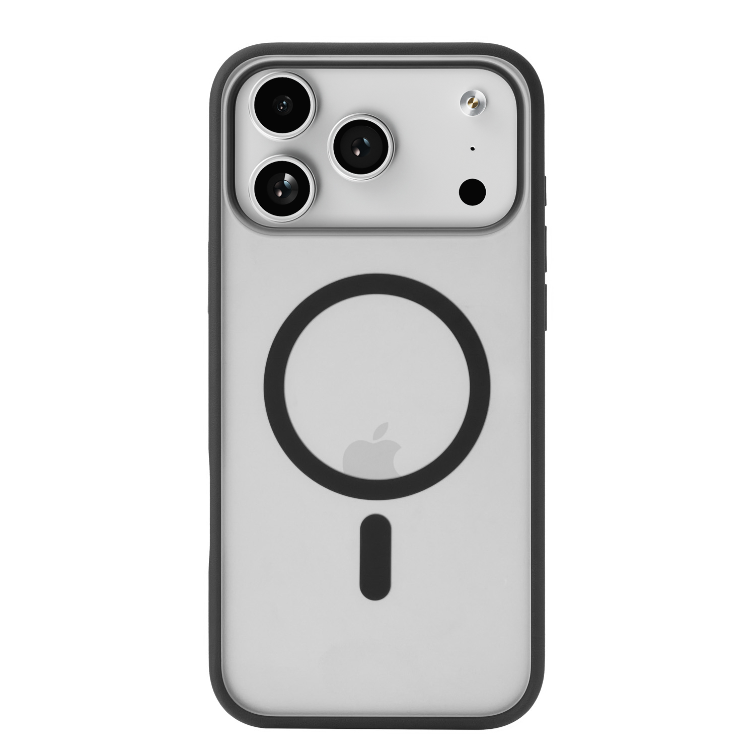 На фото изображено Чехол защитный uBear Cloud Mag Case для iPhone 17 Pro Max, MagSafe, черный