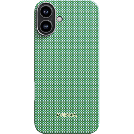 Чехол Pitaka Ultra-Slim Case для iPhone 16 Plus, Forest Green