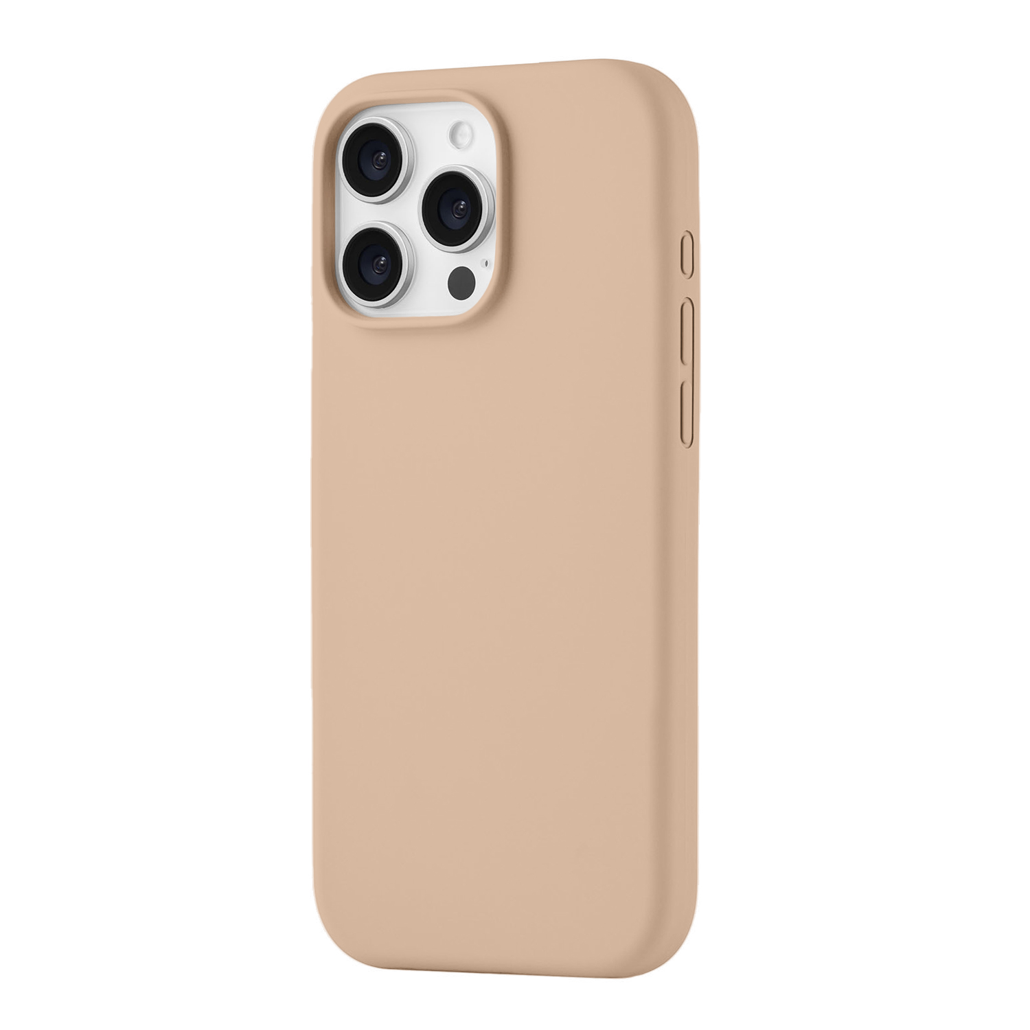 Чехол защитный uBear Touch Mag Case для iPhone 16 Pro Max, MagSafe совместимый, силикон, софт-тач, латте