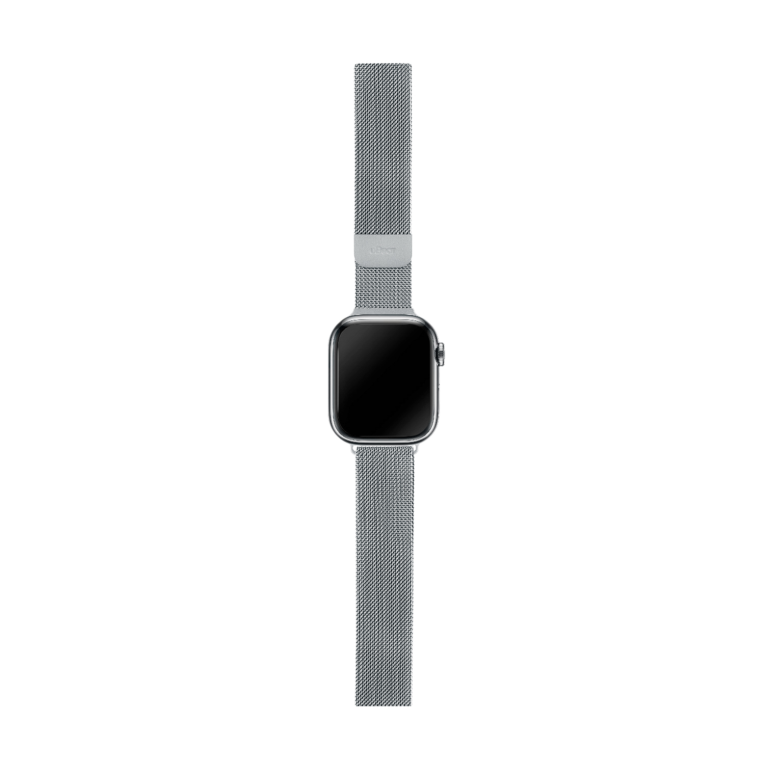 Ремешок uBear Spark для Apple Watch M/L (42, 44, 45, 49 мм), стальной, серебристый