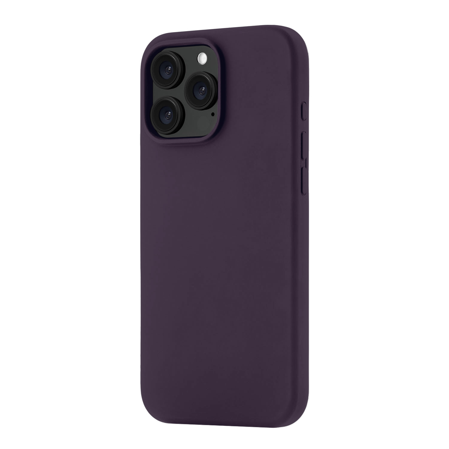 Чехол защитный uBear Touch Mag Case для iPhone 16 Pro Max, MagSafe совместимый, силикон, софт-тач, темно-фиолетовый