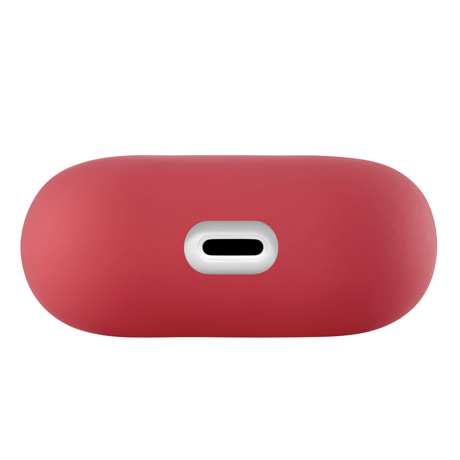 Ультратонкий силиконовый чехол Touch case для AirPods 3, красный