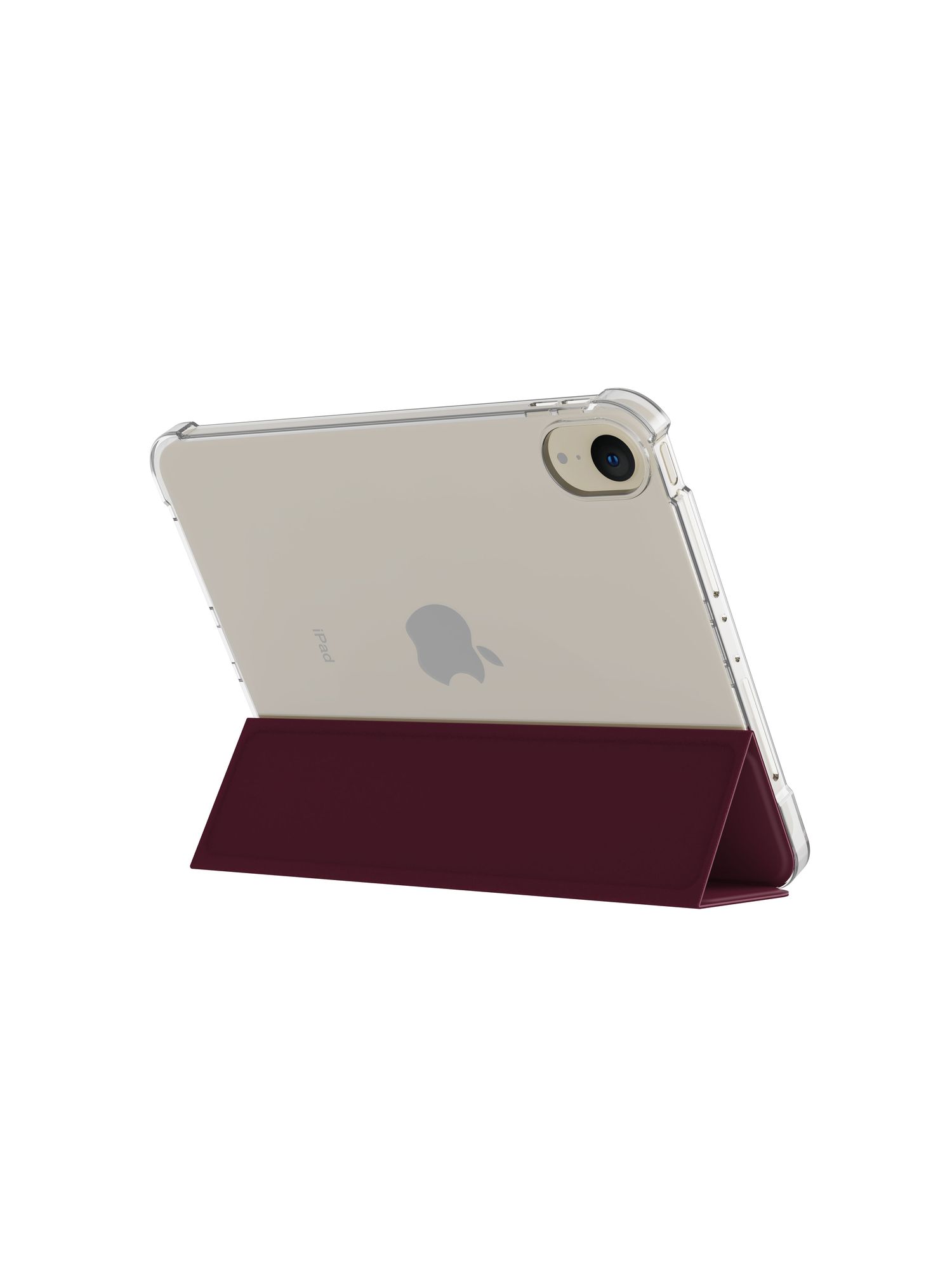 Чехол защитный "vlp" Dual Folio для iPad mini 6 2021, марсала