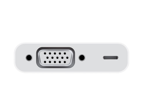 Адаптер Apple Lightning на VGA, белый