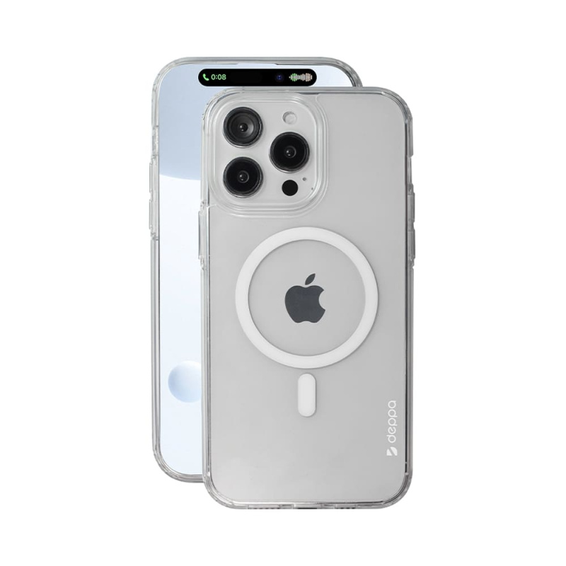 Чехол Gel Pro Magsafe для Apple iPhone 15 Pro Max, прозрачный, Deppa
