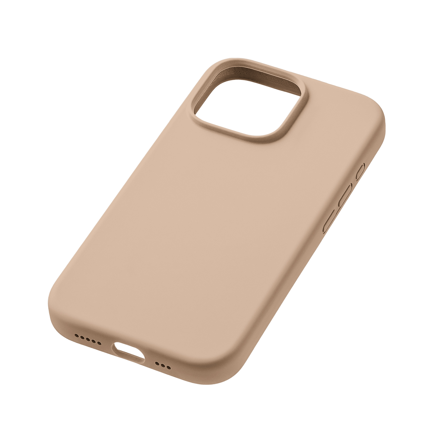 Чехол защитный uBear Touch Mag Case для iPhone 16 Pro Max, MagSafe совместимый, силикон, софт-тач, латте