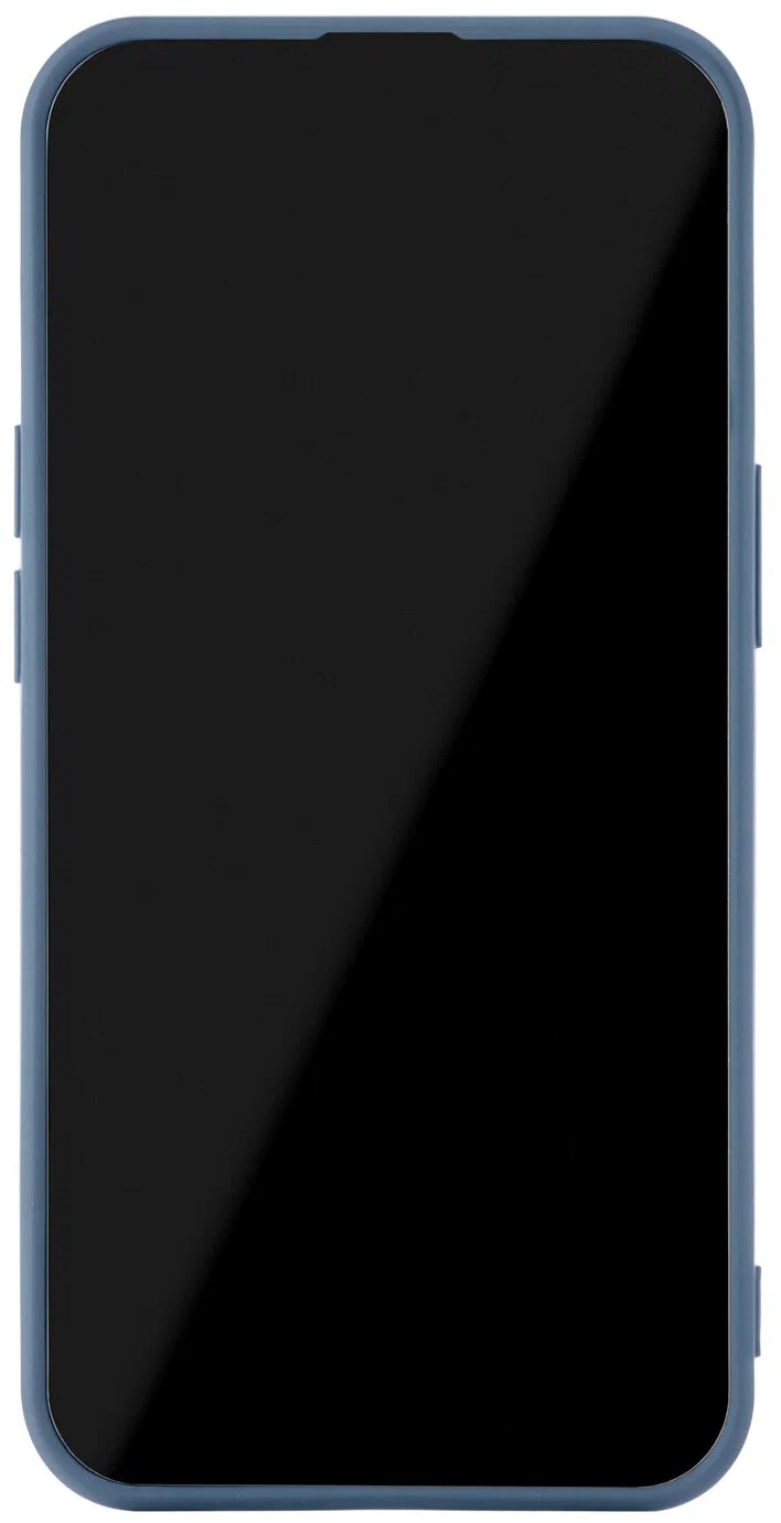 Чехол защитный ROCKET Sense для iPhone 13, soft-touch матовый, TPU, тёмно-синий