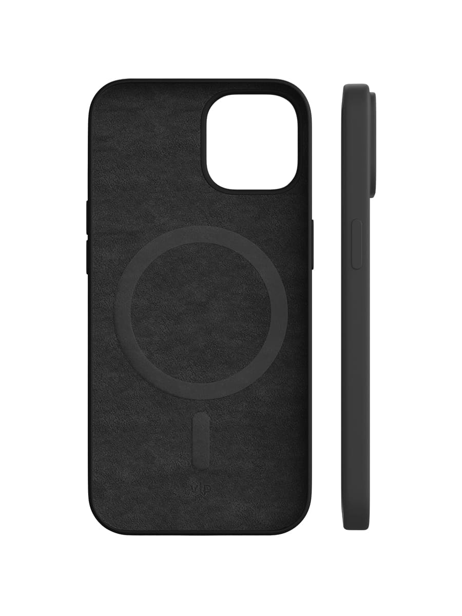 Чехол защитный "vlp" Silicone case с MagSafe для iPhone 14 Plus, черный