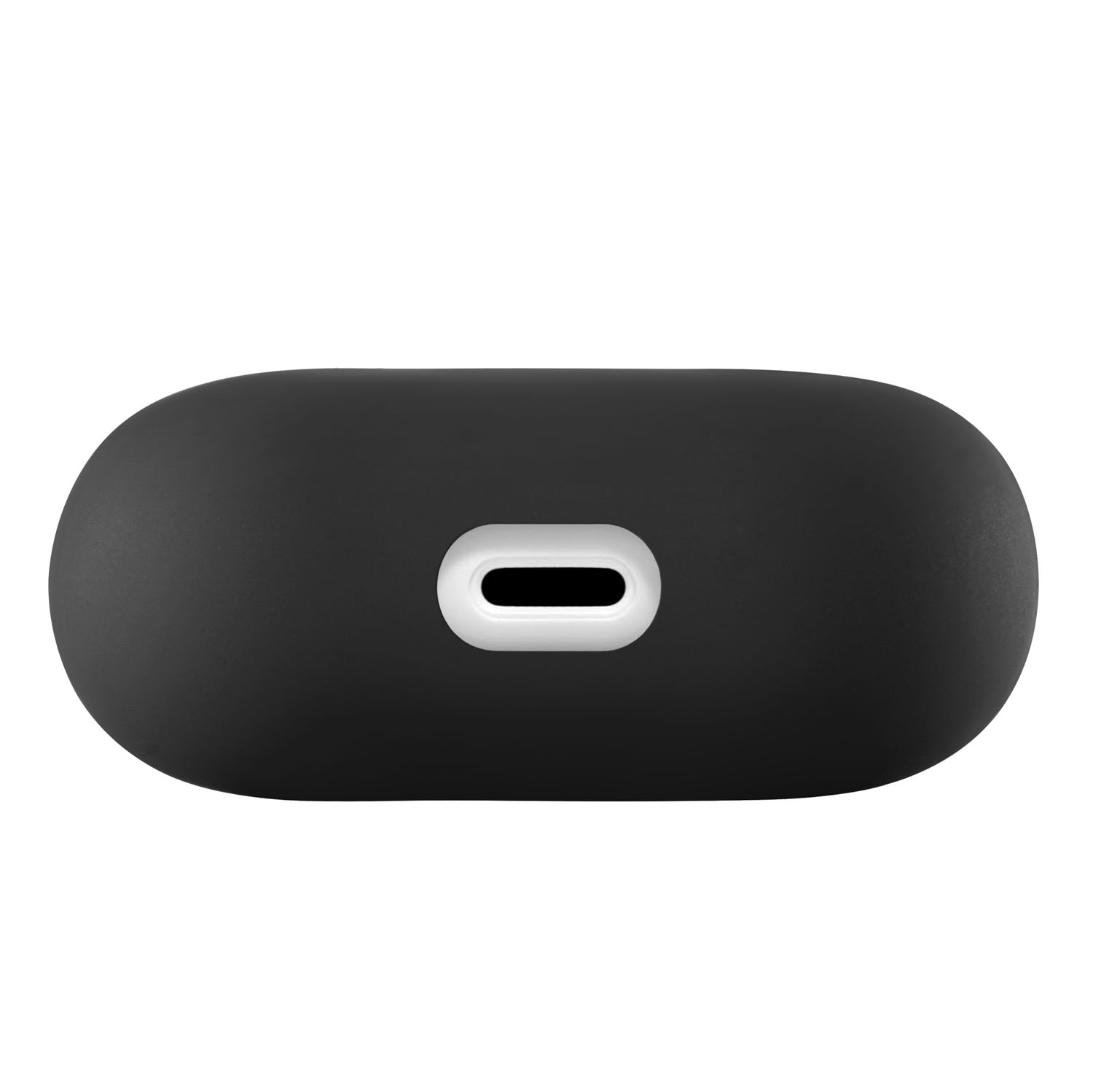 Ультратонкий силиконовый чехол Touch case для AirPods 3, чёрный