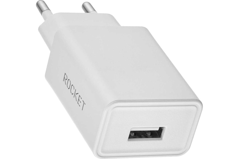 Сетевое зарядное устройство ROCKET Base 10,5W, USB-A, белый